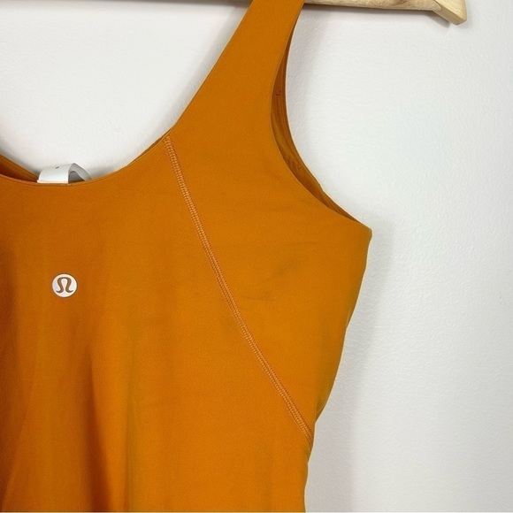 Lululemon Align Onesie 8" Autumn Orange 6 - Picture 3 of 10